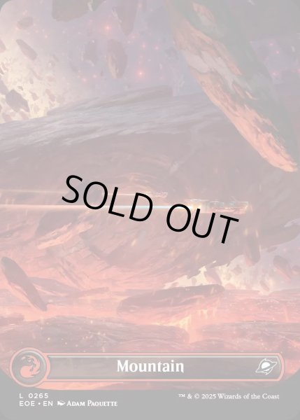 画像1: 【ENG】★Foil★山/Mountain[MTG_EOE_0265_L] (1)