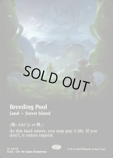 画像1: 【ENG】■ボーダーレス■繁殖池/Breeding Pool[MTG_EOE_0278_R] (1)