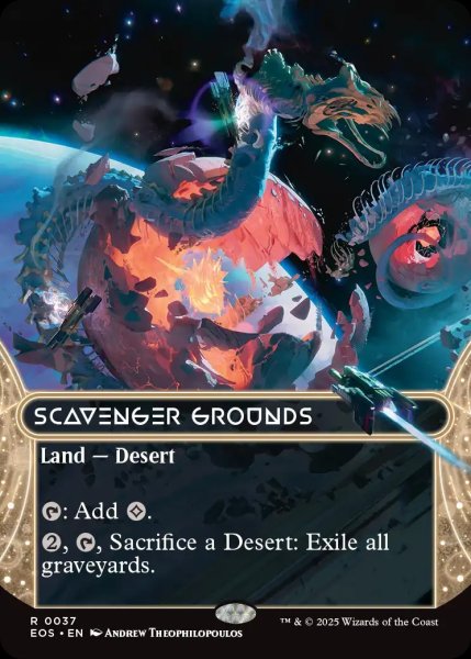 画像1: 【ENG】屍肉あさりの地/Scavenger Grounds[MTG_EOS_0037_R] (1)
