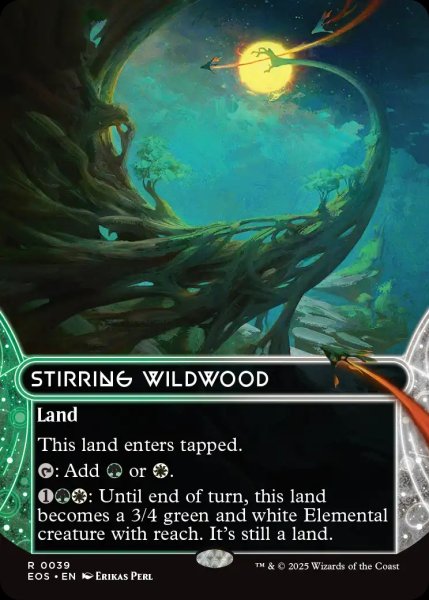画像1: 【ENG】活発な野生林/Stirring Wildwood[MTG_EOS_0039_R] (1)