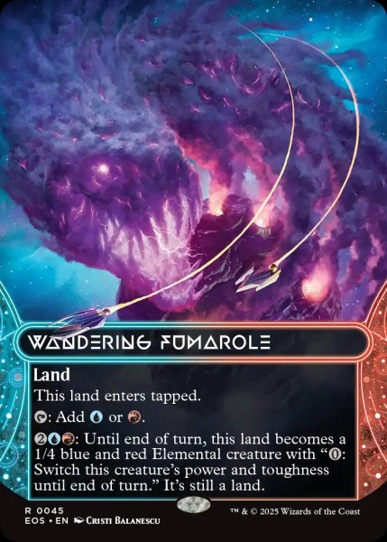 画像1: 【ENG】さまよう噴気孔/Wandering Fumarole[MTG_EOS_0045_R] (1)