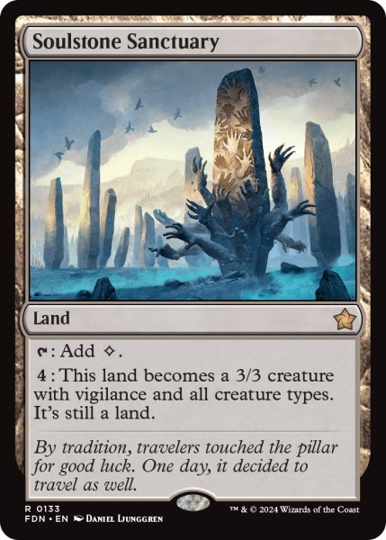 画像1: 【ENG】魂石の聖域/Soulstone Sanctuary [MTG_FDN_0133_R] (1)