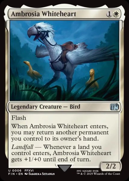 画像1: 【ENG】ロザリアの心、アンブロシア/Ambrosia Whiteheart[MTG_FIN_0006_U] (1)