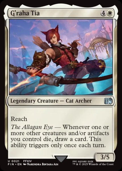 画像1: 【ENG】グ・ラハ・ティア/G'raha Tia[MTG_FIN_0021_U] (1)