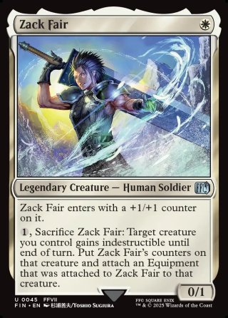 ENG】☆サージFoil☆ザックス・フェア/Zack Fair[MTG_FIN_0580_U