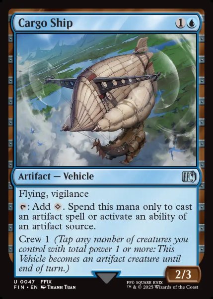 画像1: 【ENG】カーゴシップ/Cargo Ship[MTG_FIN_0047_U] (1)