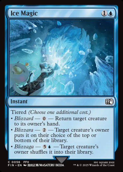 画像1: 【ENG】氷魔法/Ice Magic[MTG_FIN_0056_C] (1)
