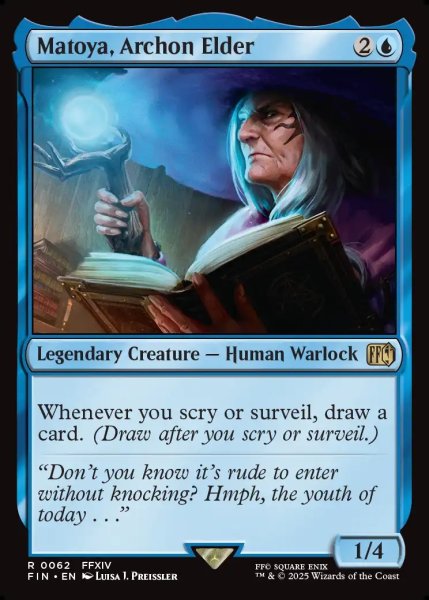 画像1: 【ENG】隠者、マトーヤ/Matoya, Archon Elder[MTG_FIN_0062_R] (1)