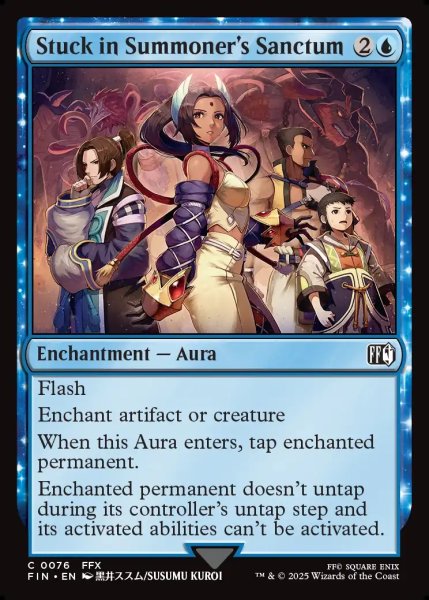 画像1: 【ENG】祈り子の間での捕縛/Stuck in Summoner's Sanctum[MTG_FIN_0076_C] (1)