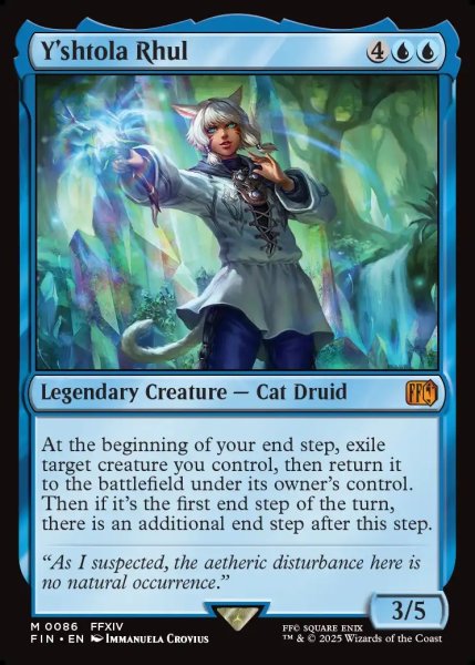 画像1: 【ENG】ヤ・シュトラ・ルル/Y'shtola Rhul[MTG_FIN_0086_M] (1)
