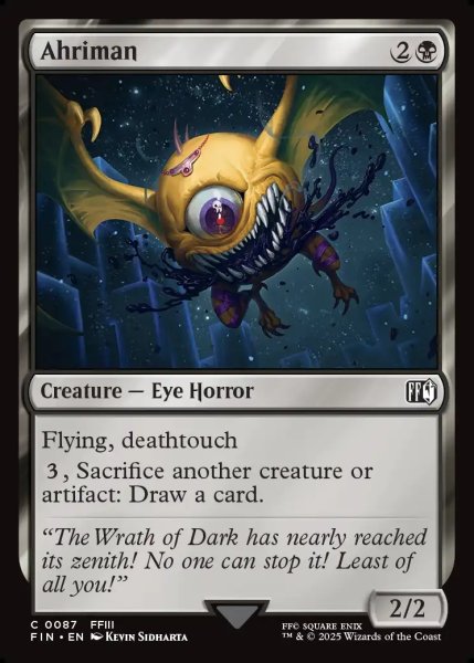 画像1: 【ENG】アーリマン/Ahriman[MTG_FIN_0087_C] (1)