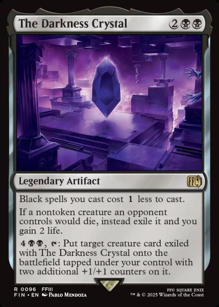 画像1: 【ENG】闇のクリスタル/The Darkness Crystal[MTG_FIN_0096_R] (1)