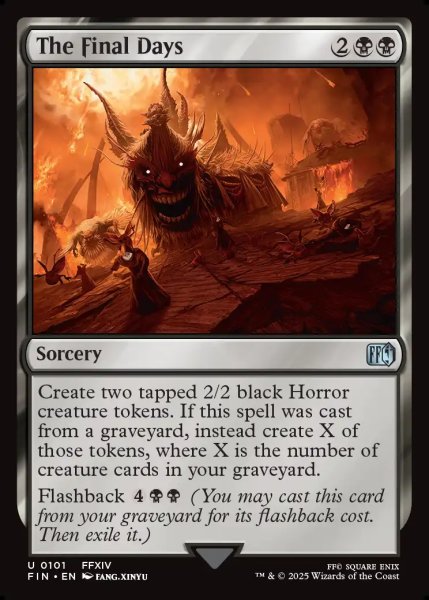 画像1: 【ENG】終末の災厄/The Final Days[MTG_FIN_0101_U] (1)