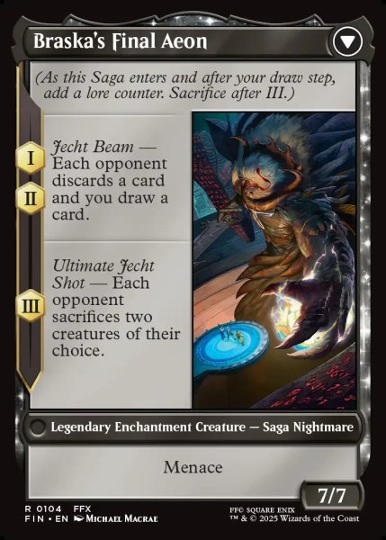 画像2: 【ENG】幻のガード、ジェクト/ブラスカの究極召喚/Jecht, Reluctant Guardian/Braska's Final Aeon[MTG_FIN_0104_R] (2)