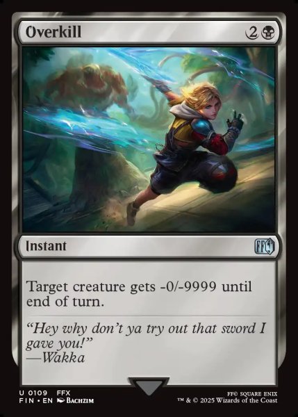 画像1: 【ENG】オーバーキル/Overkill[MTG_FIN_0109_U] (1)