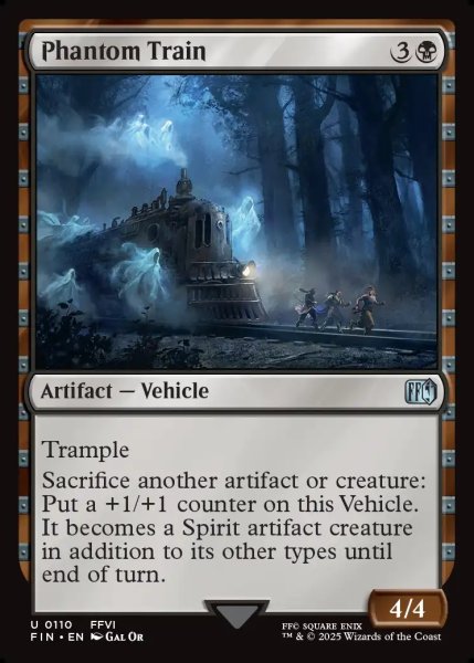 画像1: 【ENG】魔列車/Phantom Train[MTG_FIN_0110_U] (1)