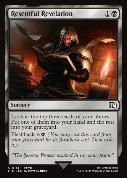 画像1: 【ENG】隠された真実/Resentful Revelation[MTG_FIN_0114_C] (1)