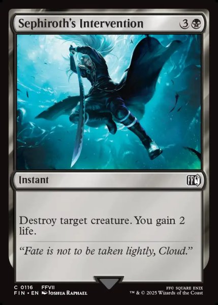 画像1: 【ENG】セフィロスの介入/Sephiroth's Intervention[MTG_FIN_0116_C] (1)