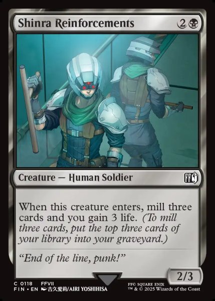 画像1: 【ENG】神羅の援軍/Shinra Reinforcements[MTG_FIN_0118_C] (1)