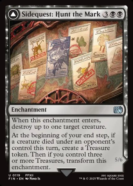 画像1: 【ENG】サブクエスト：モブハント/究極の挑戦、ヤズマット/Sidequest: Hunt the Mark/Yiazmat, Ultimate Mark[MTG_FIN_0119_U] (1)