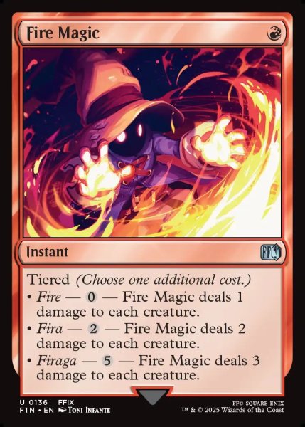 画像1: 【ENG】炎魔法/Fire Magic[MTG_FIN_0136_U] (1)