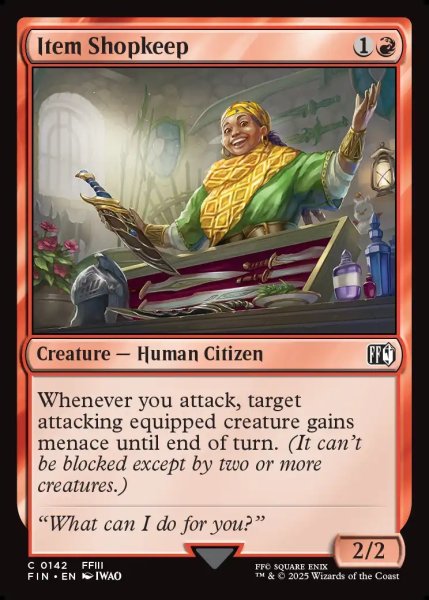 画像1: 【ENG】アイテムショップの店主/Item Shopkeep[MTG_FIN_0142_C] (1)
