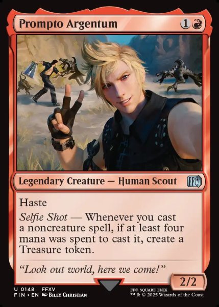 画像1: 【ENG】プロンプト・アージェンタム/Prompto Argentum[MTG_FIN_0148_U] (1)