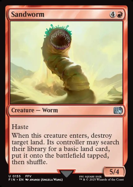 画像1: 【ENG】サンドウォーム/Sandworm[MTG_FIN_0155_U] (1)
