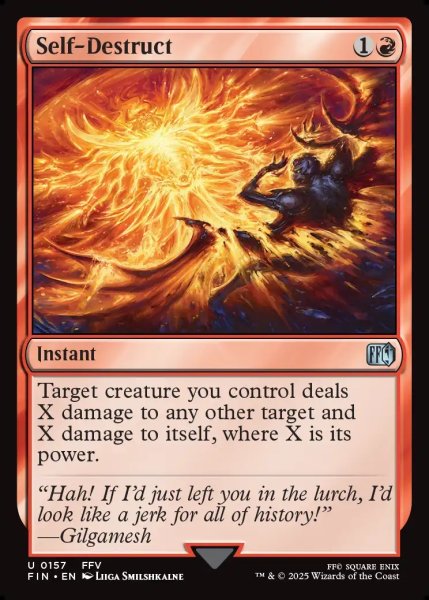 画像1: 【ENG】自爆/Self-Destruct[MTG_FIN_0157_U] (1)