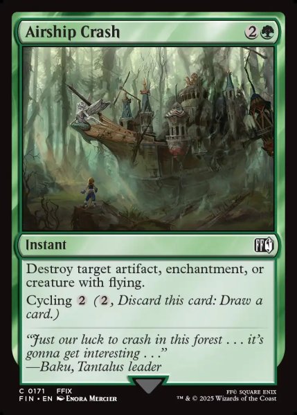 画像1: 【ENG】劇場艇の墜落/Airship Crash[MTG_FIN_0171_C] (1)