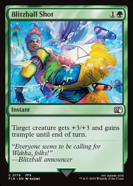画像1: 【ENG】ブリッツボール、オーラカシュート/Blitzball Shot[MTG_FIN_0176_C] (1)