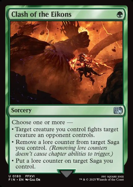 画像1: 【ENG】召喚獣合戦/Clash of the Eikons[MTG_FIN_0180_U] (1)