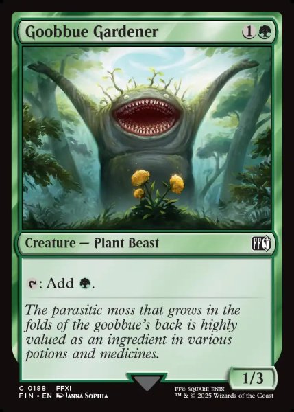 画像1: 【ENG】パシュハウ沼のグゥーブー/Goobbue Gardener[MTG_FIN_0188_C] (1)