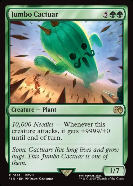 画像1: 【ENG】ジャボテンダー/Jumbo Cactuar[MTG_FIN_0191_R] (1)