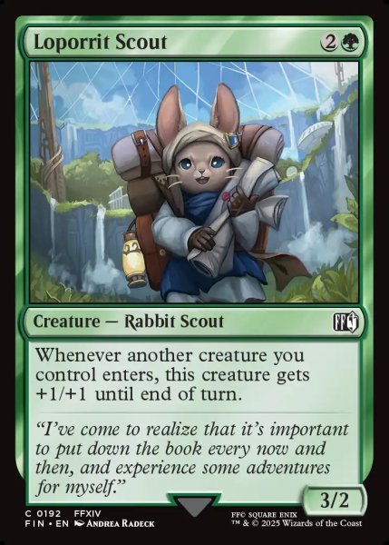 画像1: 【ENG】レポリット族の斥候/Loporrit Scout[MTG_FIN_0192_C] (1)