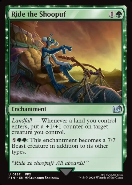 画像1: 【ENG】シパーフの騎乗/Ride the Shoopuf[MTG_FIN_0197_U] (1)