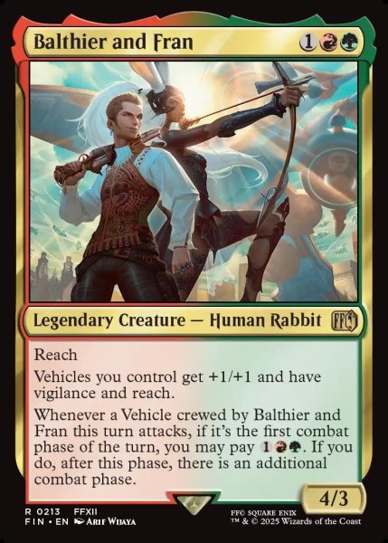 画像1: 【ENG】空賊バルフレアとフラン/Balthier and Fran[MTG_FIN_0213_R] (1)