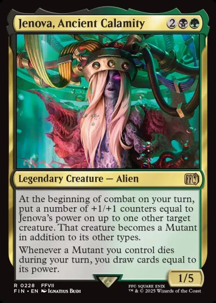 画像1: 【ENG】古代の災厄、ジェノバ/Jenova, Ancient Calamity[MTG_FIN_0228_R] (1)