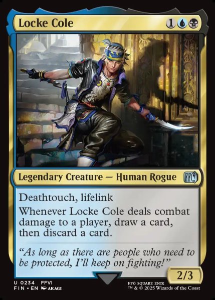 画像1: 【ENG】ロック・コール/Locke Cole[MTG_FIN_0234_U] (1)