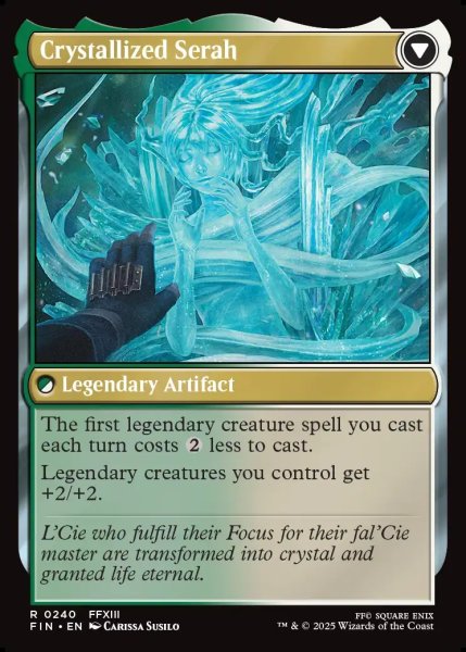 画像2: 【ENG】セラ・ファロン/クリスタルになったセラ/Serah Farron/Crystallized Serah[MTG_FIN_0240_R] (2)