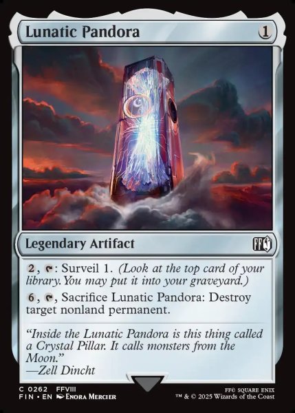画像1: 【ENG】ルナティック・パンドラ/Lunatic Pandora[MTG_FIN_0262_C] (1)