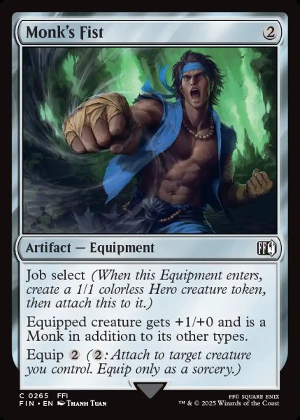 画像1: 【ENG】「モンク」の拳/Monk's Fist[MTG_FIN_0265_C] (1)