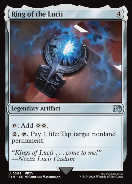 画像1: 【ENG】光耀の指輪/Ring of the Lucii[MTG_FIN_0269_U] (1)