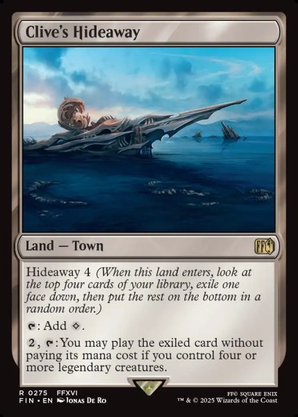 画像1: 【ENG】クライヴたちの隠れ家/Clive's Hideaway[MTG_FIN_0275_R] (1)