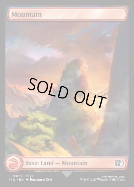 画像1: 【ENG】山/Mountain[MTG_FIN_0303_C] (1)