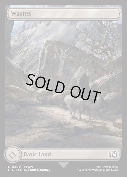 画像1: 【ENG】荒地/Wastes[MTG_FIN_0309_C] (1)