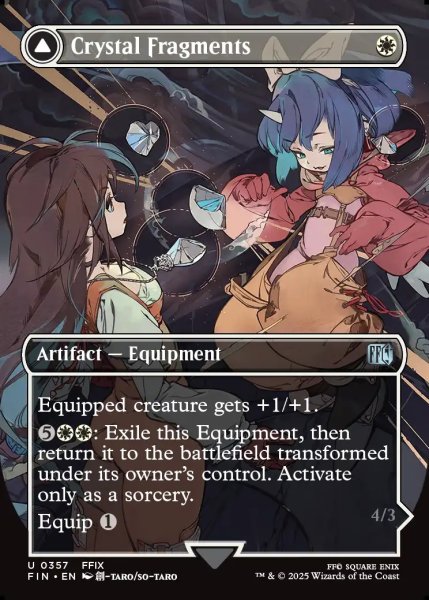 画像1: 【ENG】■ボーダーレス■封印の宝珠/召喚：アレクサンダー/Crystal Fragments/Summon: Alexander[MTG_FIN_0357_U] (1)
