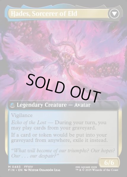 画像2: 【ENG】★Foil★■拡張アート■オリジナル、アシエン・エメトセルク/最古の魔道士、ハーデス/Emet-Selch, Unsundered/Hades, Sorcerer of Eld[MTG_FIN_0483_M] (2)