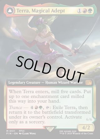 JPN】☆Foil☆□ボーダーレス□魔導戦士、ティナ/幻獣の血を引く少女