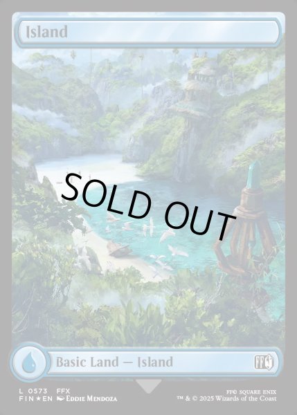 画像1: ★サージ・Foil★【ENG】島/Island[MTG_FIN_0573_C] (1)